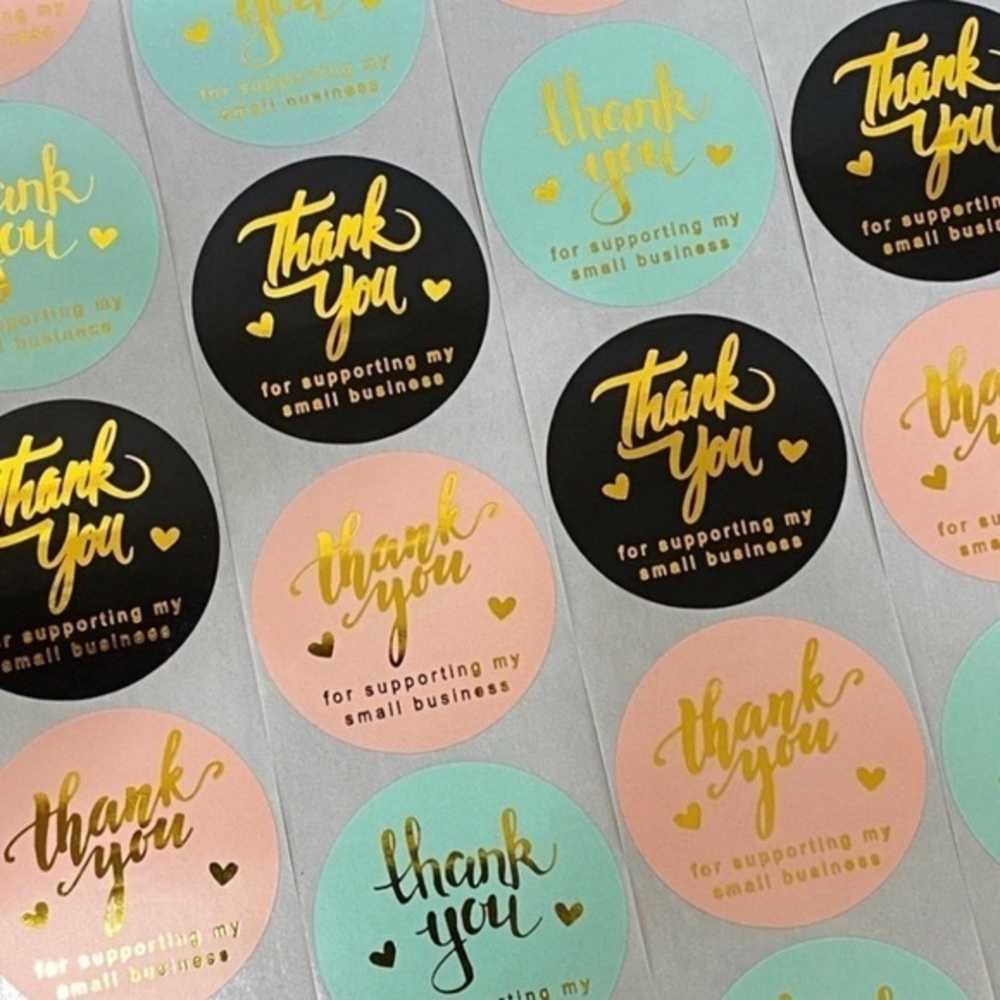 40 Thank You Stickers!